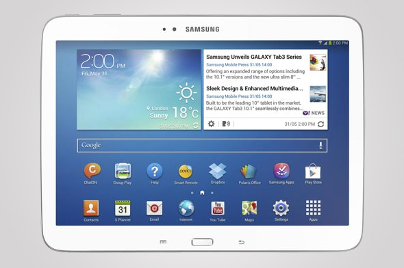 Samsung debuts first Android tablet using an Intel chip samsung galaxy tab 3 Samsung debuts first Android tablet using an Intel chip