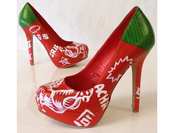 Sriracha Stilettos can spice up your attire! Sriracha Stilettos can spice up your attire!